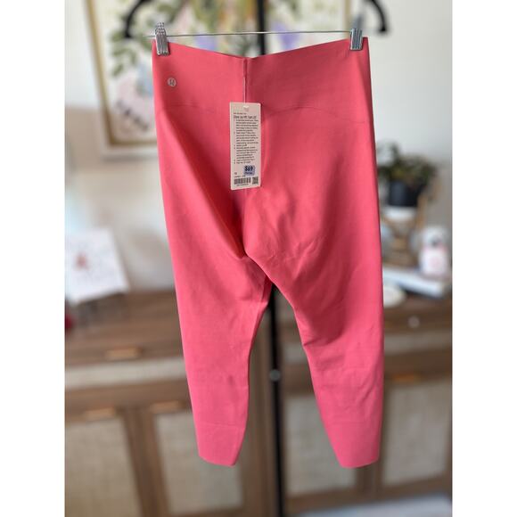 Lululemon Womens Glow Up HR Tight 25" Training Gym Running Yoga Pink Size 10 NWT - Picture 9 of 12